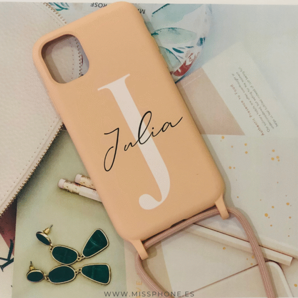 Funda Personaliza con Foto Silicona Case Premium Tacto Suave con Cuerda - Imagen 15