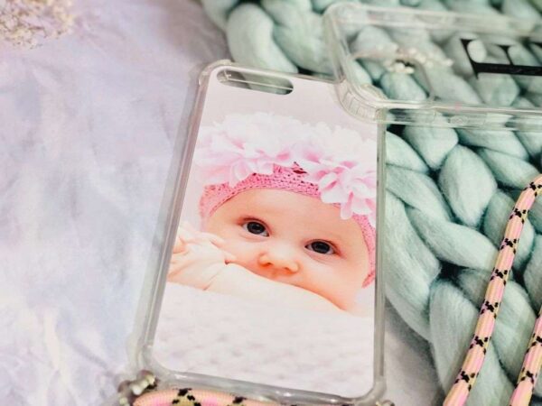 Funda Personaliza con Foto Antigolpe con cuerda Antishock esquina Reforzada Transparente con Cuerda - Imagen 6