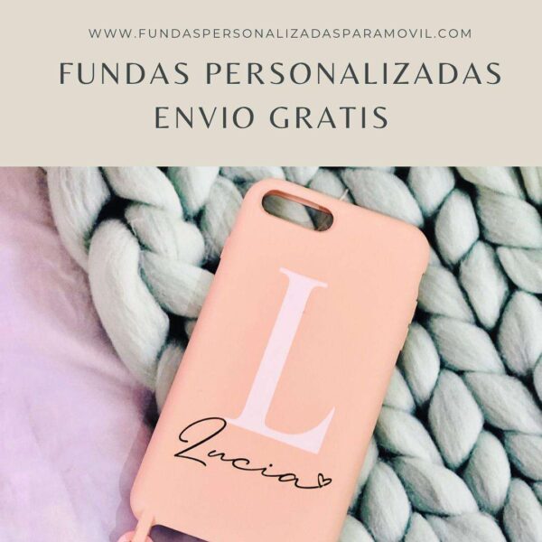 Funda Personaliza con Foto Silicona Case Premium Tacto Suave con Cuerda - Imagen 20