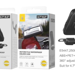 Soporte Movil Bicicleta, Moto, Patinete E5447 NE Soporte para movil para bicicleta impermeable , Negro