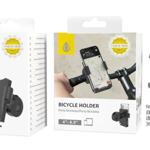 Soporte Movil Bicicleta, Moto, Patinete NE5188 NE Soporte univesersal de movil para bicicleta 4-6.5, NEGRO