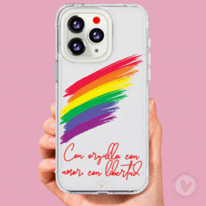 Funda Personalizada con Foto Diseño con Motivo LGTBI 🌈 -Frase