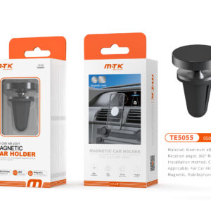 Soporte Movil Coche Soporte de coche para Rejilla de Ventilación Magnetico TE5055 NE Luxury Soporte Universal Magnetico de Movil para Airvent de coche, Ajustable 360¡ã, Negro