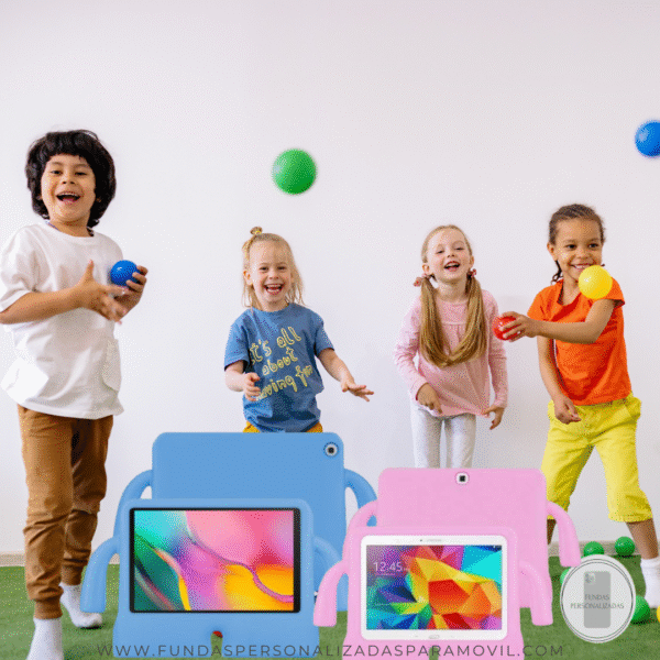 Funda Tablet para niños  Goma Antigolpe Brazos Goma Ibuy para niños - Imagen 6