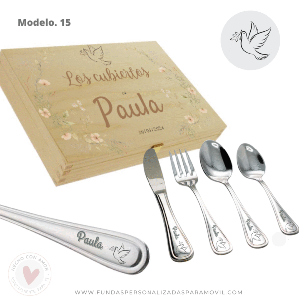 Cubiertos Personalizados Grabado Láser - Imagen 17