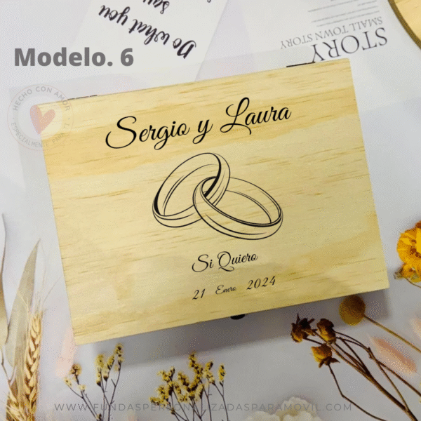 Caja de Madera Personalizada *Escoge Tamaño y Diseño - Imagen 6