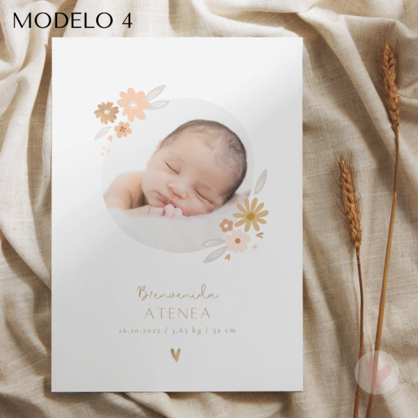 Natalicio Personalizado con foto 23*30 cm Acabado Tela - Imagen 8