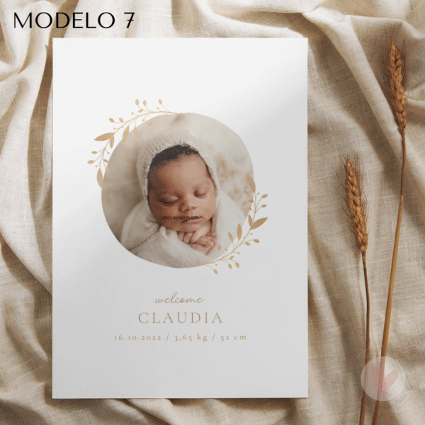 Natalicio Personalizado con foto 23*30 cm Acabado Tela - Imagen 14