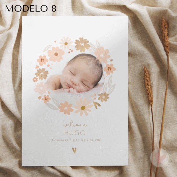 Natalicio Personalizado con foto 23*30 cm Acabado Tela - Imagen 16
