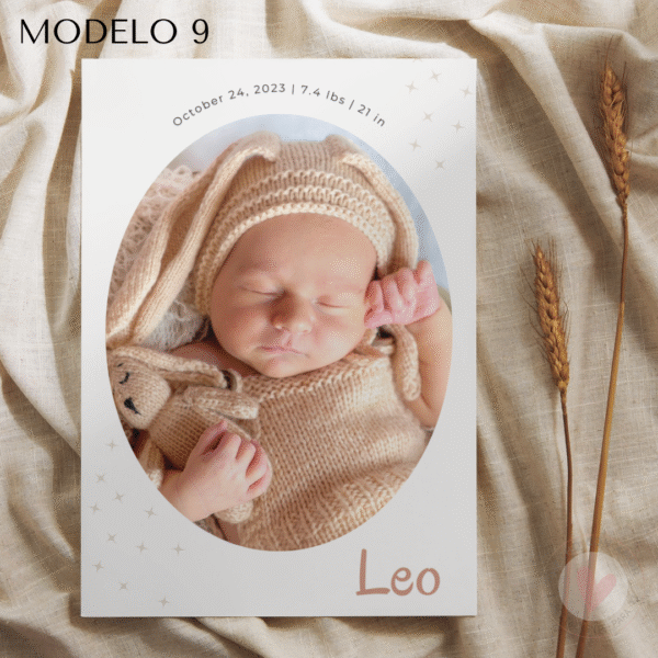 Natalicio Personalizado con foto 23*30 cm Acabado Tela - Imagen 18