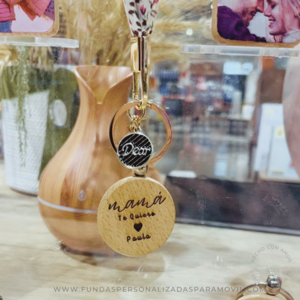 Llavero personalizado con foto con forma Redonda. Llavero Personalizados con Foto. - Imagen 3