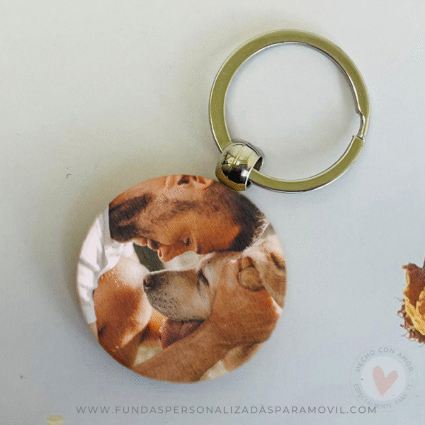 Llavero personalizado con foto con forma Redonda. Llavero Personalizados con Foto. - Imagen 10