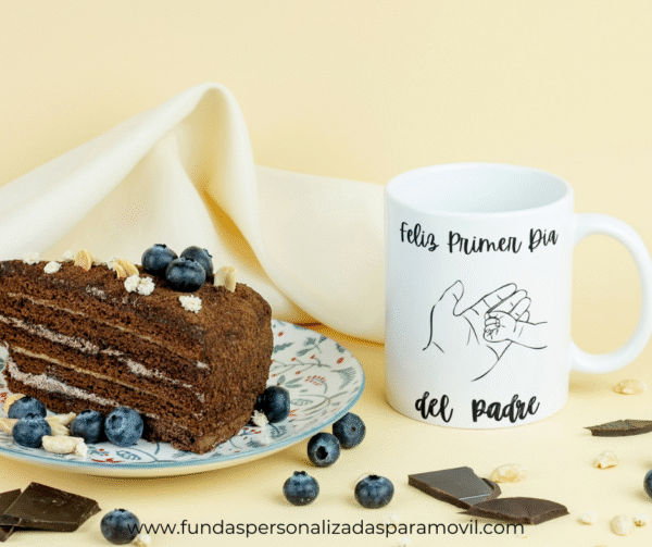 Taza Personalizada con Frase Diseño Papá- Feliz Primer día del Padre - Imagen 4