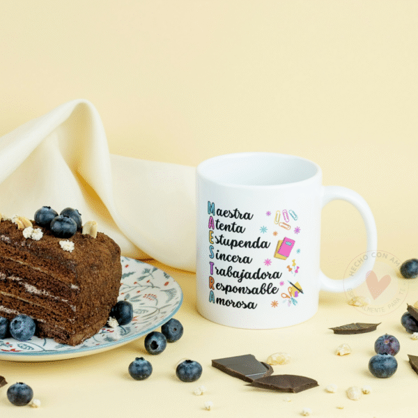 Taza Personalizada con Frase Diseño Profe Maestra/Maestro - Imagen 4