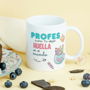 Taza Personalizada con Frase Diseño Profe