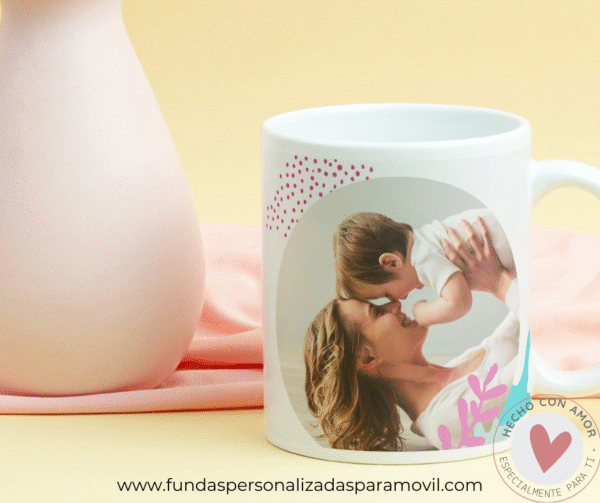 Taza Personalizada con Foto Diseño Mamá- Texto Mamá/ Abuela /Tía / Hermana - Imagen 3