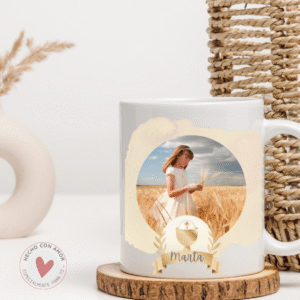 Taza Personalizada con Foto Diseño Comunión