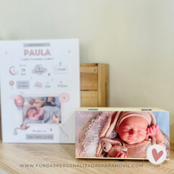 Caja de Madera Personalizada con Foto , Diseño a TU Gusto - Imagen 3