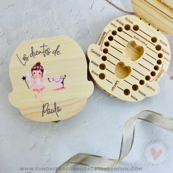 Caja de Dientes de Madera Personalizada - Imagen 4