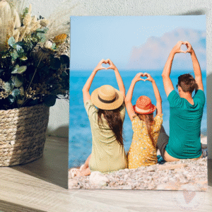 Lámina Personalizada en Madera con Soporte 15*20 cm (Tamaño Pequeño)