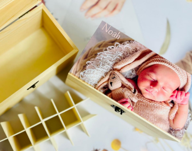 Regalos originales en Valencia - caja MADERA