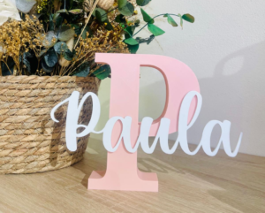 Regalos originales en Valencia - letra personalizada